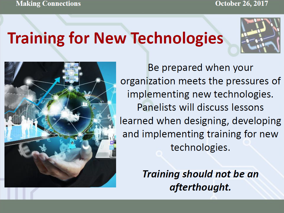 Training for New Technologies - workshop slides Preview Image