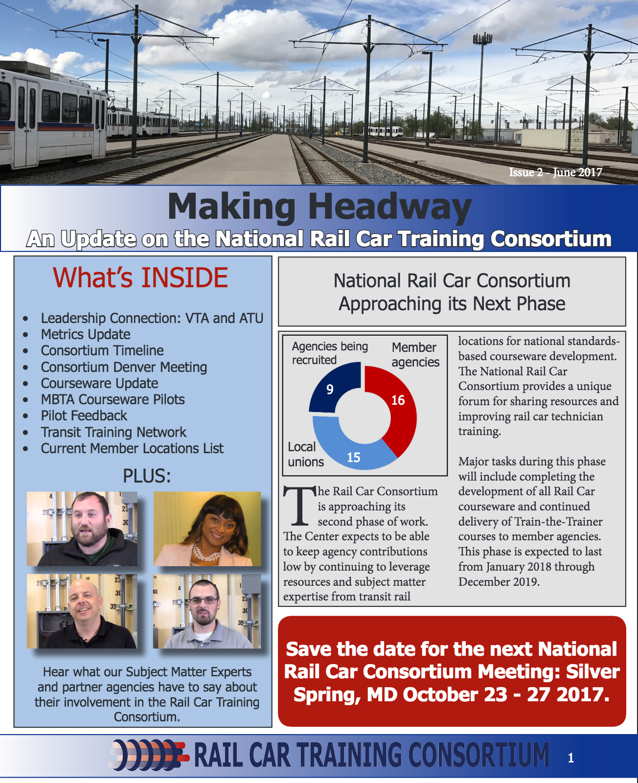 Making Headway: An Update on the National Rail Car Training Consortium Preview Image